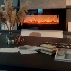 Stelvio Wall Electric Fireplace