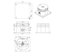 Quick Fixing System Inox Showers Cbox