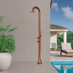 Doccia In Acciaio Inox Colore Oro Rosa