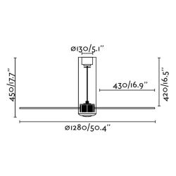 FARO  Fan Without Light Tube Fan Matt White is a product on offer at the best price