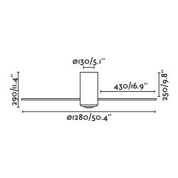 FARO  Energiesparventilator Mini Tube Weiss ist ein Produkt im Angebot zum besten Preis