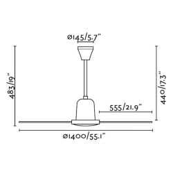 Ceiling Fan Metal 33001