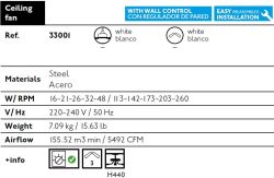 Ceiling Fan Metal 33001