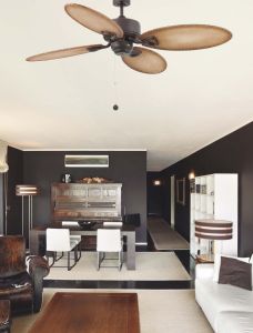 Ceiling Fan With Light Lombok Brown
