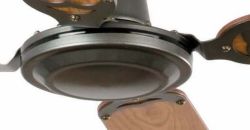 4 Blade Ceiling Fan Malvinas Dark Grey