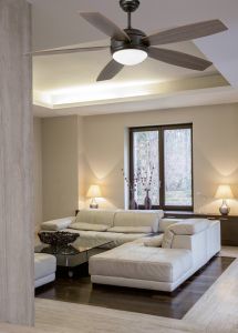 Brown Ceiling Fan With Light Vanu