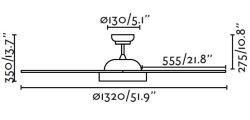FARO  Ceiling Fan With Led Light And Remote es un producto que se ofrecen al mejor precio