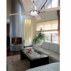 Ceiling Fan With Light Satin Nickel Palk