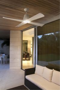Ventilatore a Soffitto Senza Luce Bianco