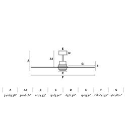 FARO  Mini Lantau Matt Nickel Ceiling Fan is a product on offer at the best price