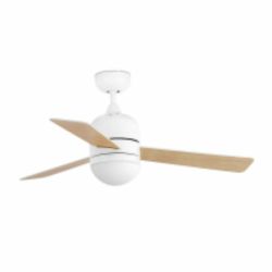 FARO  Ceiling Fan With Light Cebu White is a product on offer at the best price