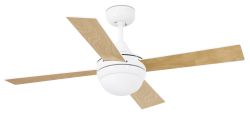 4 Blade Ceiling Fan Mini Icaria White