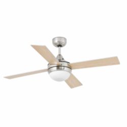 FARO  Ceiling Fan Mini Icaria Grey And Maple is a product on offer at the best price