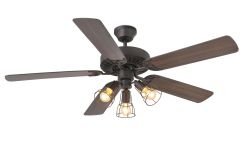 Ceiling Fan Without Light Aloha Brown