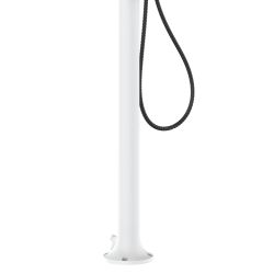 Lcd Shower White Aluminium With Hand Sho