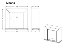 Xaralyn  Caminetto Completo Con Cornice In Legno  un prodotto in offerta al miglior prezzo online