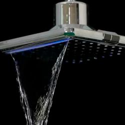 SINED  Soffione Quadrato Con Luce Led e 2 Getti  un prodotto in offerta al miglior prezzo online